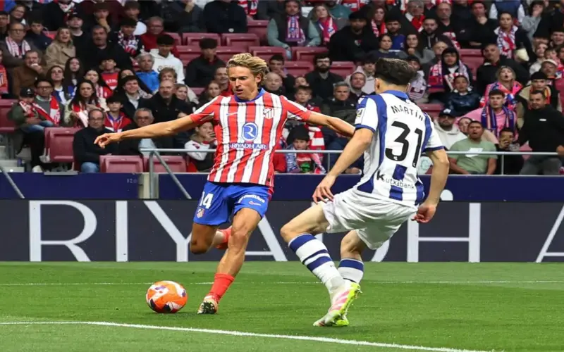 تردد القناة المجانية الناقلة لمباراة أتلتيكو مدريد وريال سوسيداد اليوم في نهائي كأس ملك إسبانيا